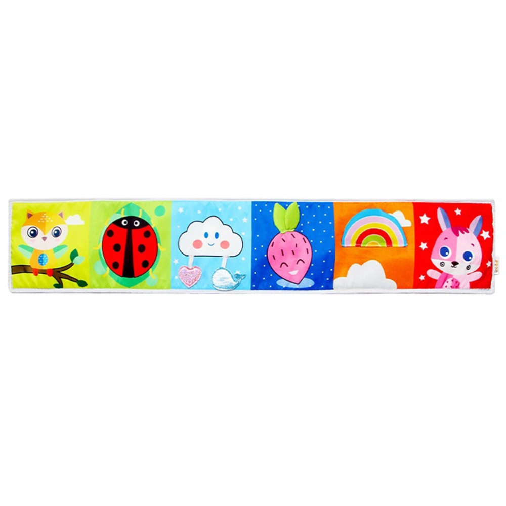 1pc Cartoon Early Education Cloth Book Kids Crinkle Books Baby Toy Animal Book