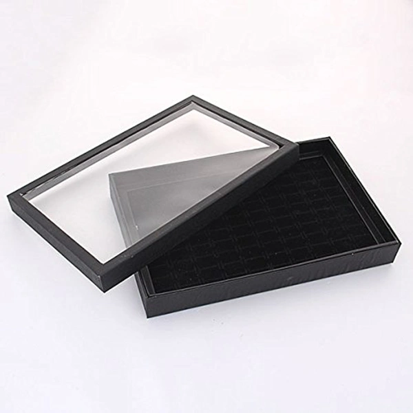 100 Slot Ear Studs Ring Storage Pin Show Box Organizer Holder Jewelry Display Case