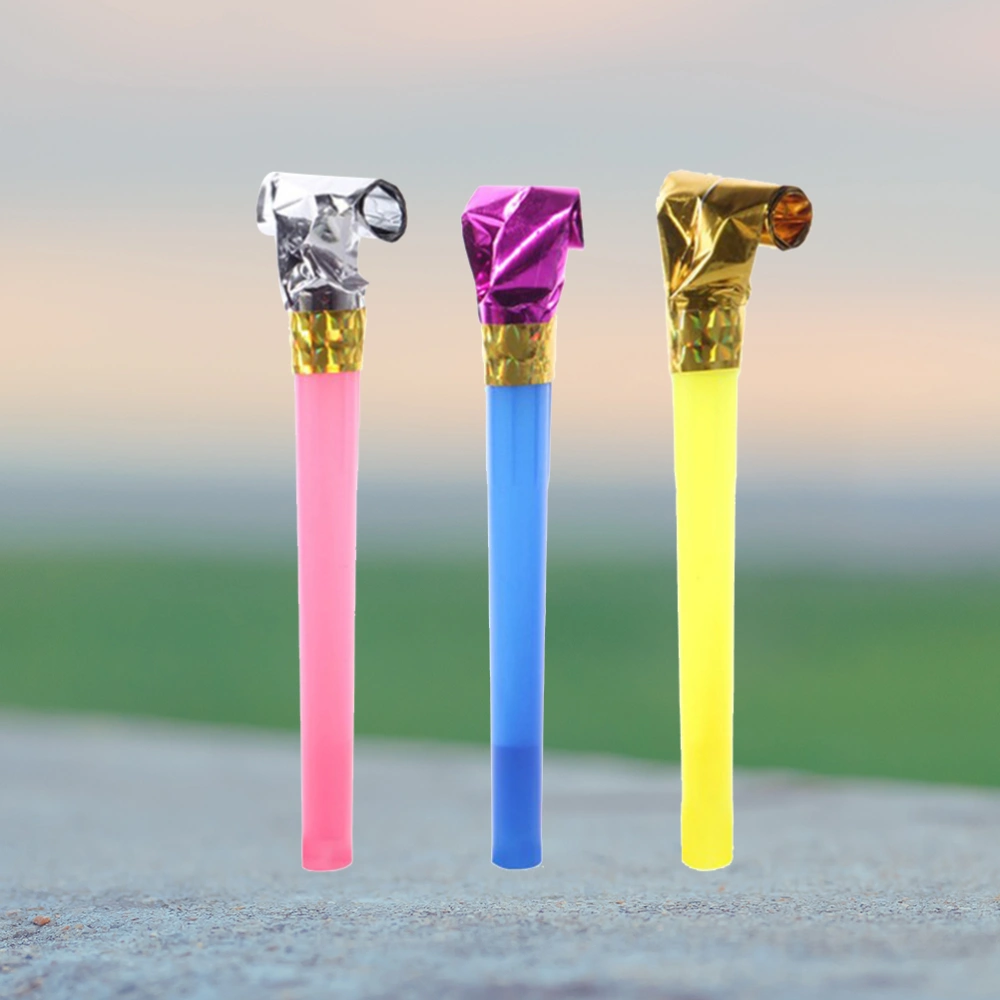 20pcs Children's Whistle Large Size Blowing Dragon Whistle Blowing Use Whistle for Party Birthday Party (Random Color)