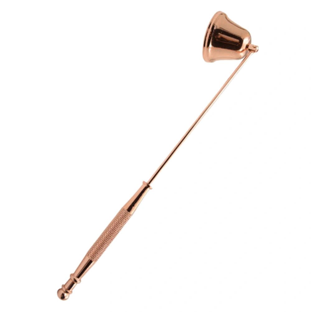 1PC Candle Extinguisher Candle Snuffer Wick Snuffer Iron Candle Accessories for Tea Light Jar Candle Home Bedroom (Rose Gold)