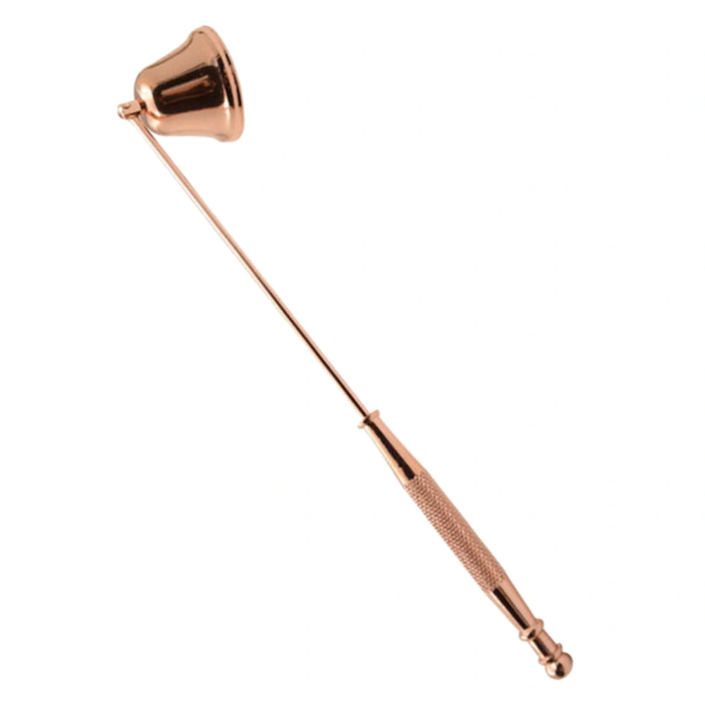 1PC Candle Extinguisher Candle Snuffer Wick Snuffer Iron Candle Accessories for Tea Light Jar Candle Home Bedroom (Rose Gold)