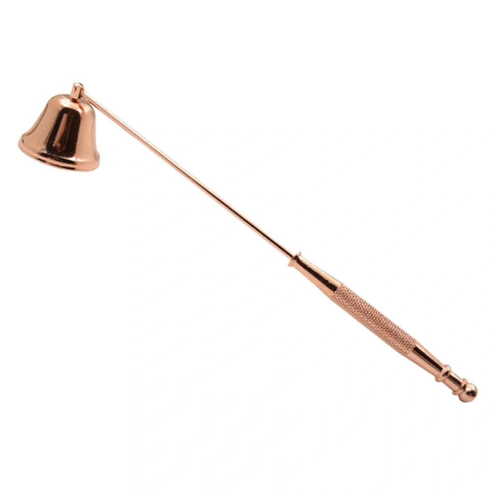 1PC Candle Extinguisher Candle Snuffer Wick Snuffer Iron Candle Accessories for Tea Light Jar Candle Home Bedroom (Rose Gold)