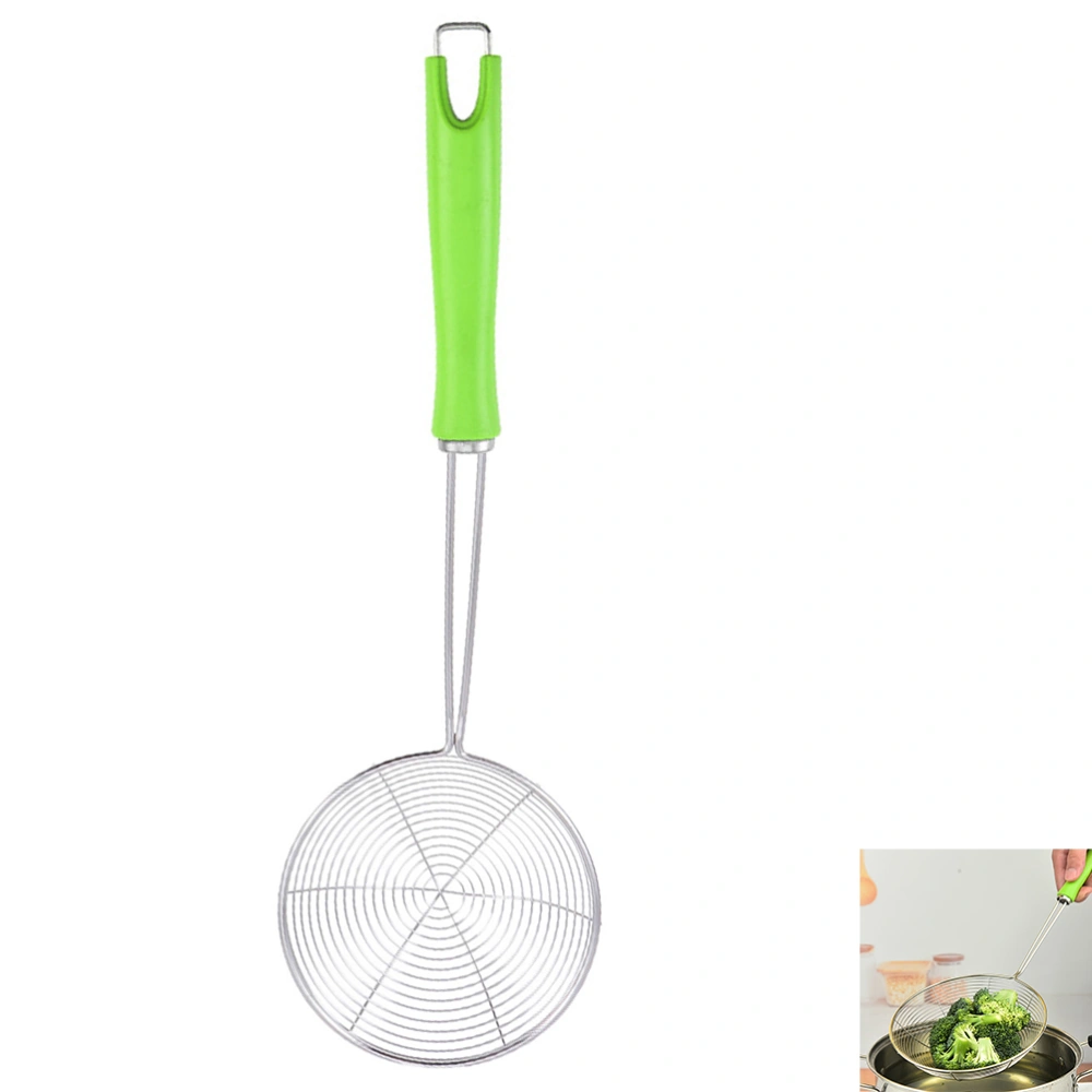 Hot Pot Food Colander Strainer Spoon Stainless Slotted Spoon Metal Strainer Spoon Kitchen Gadget