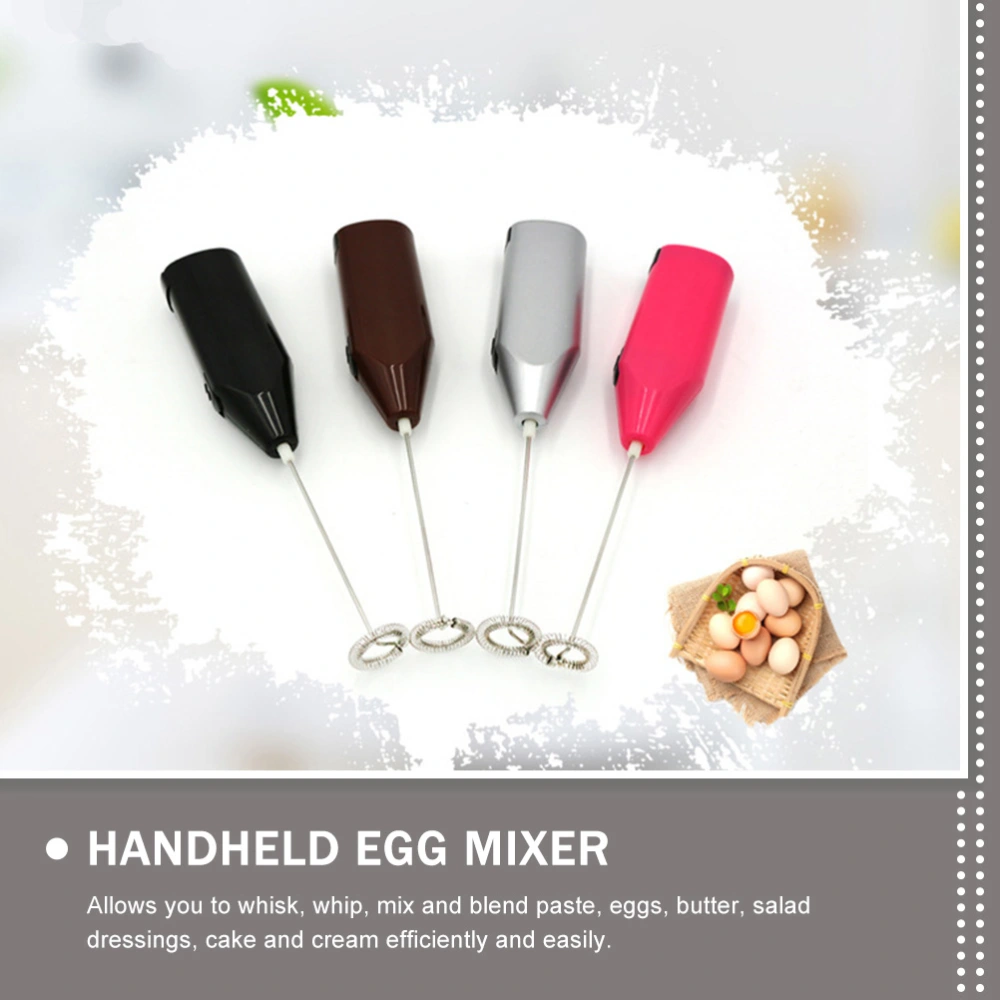 2Pcs Handheld Egg Mixer Portable Milk Frother Electric Coffee Frother Home Egg Mixer