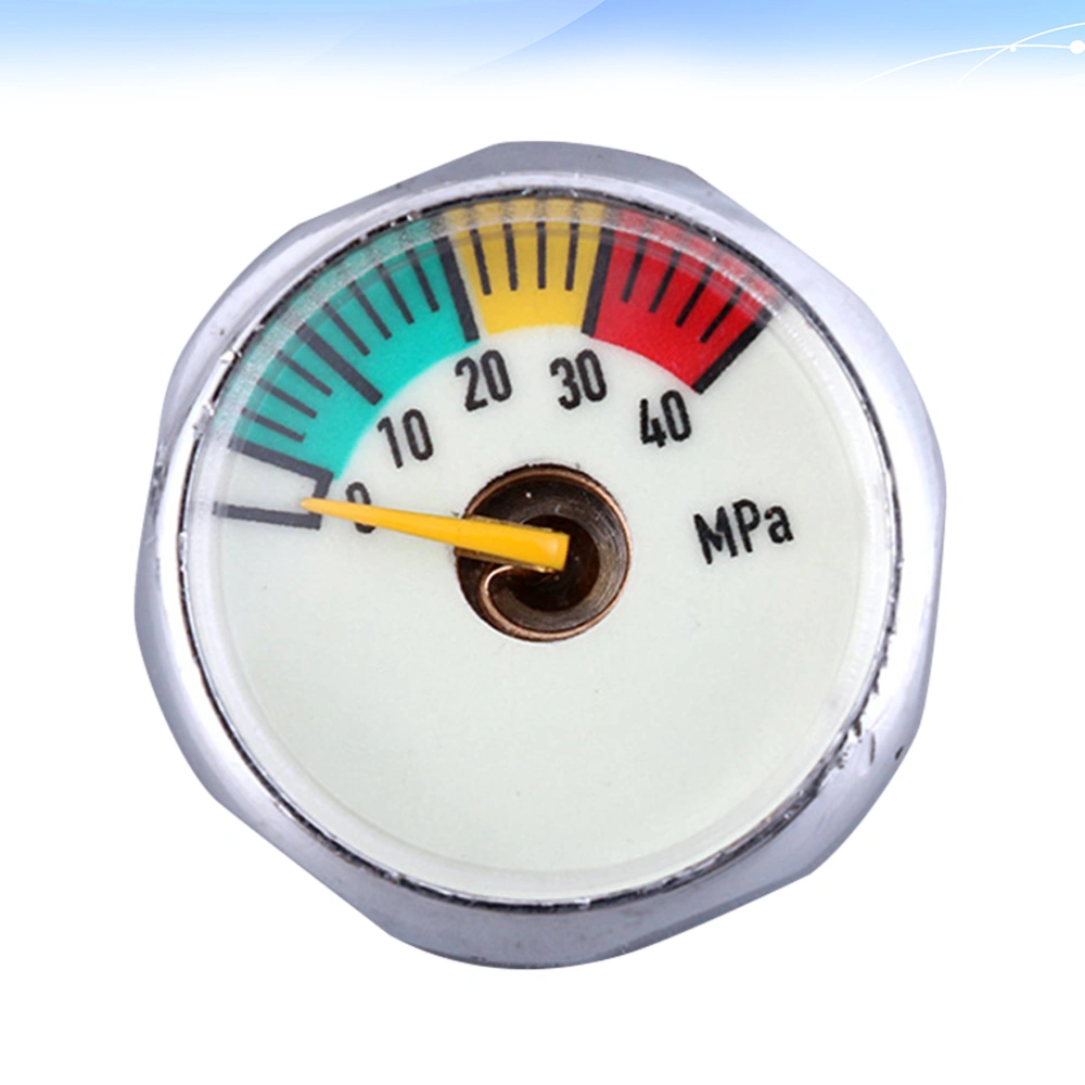 25mm High Pressure Gauge 40mpa M8 Luminous Display Barometer for Fire Extinguisher High Pressure Vessel Oxygen Tanks