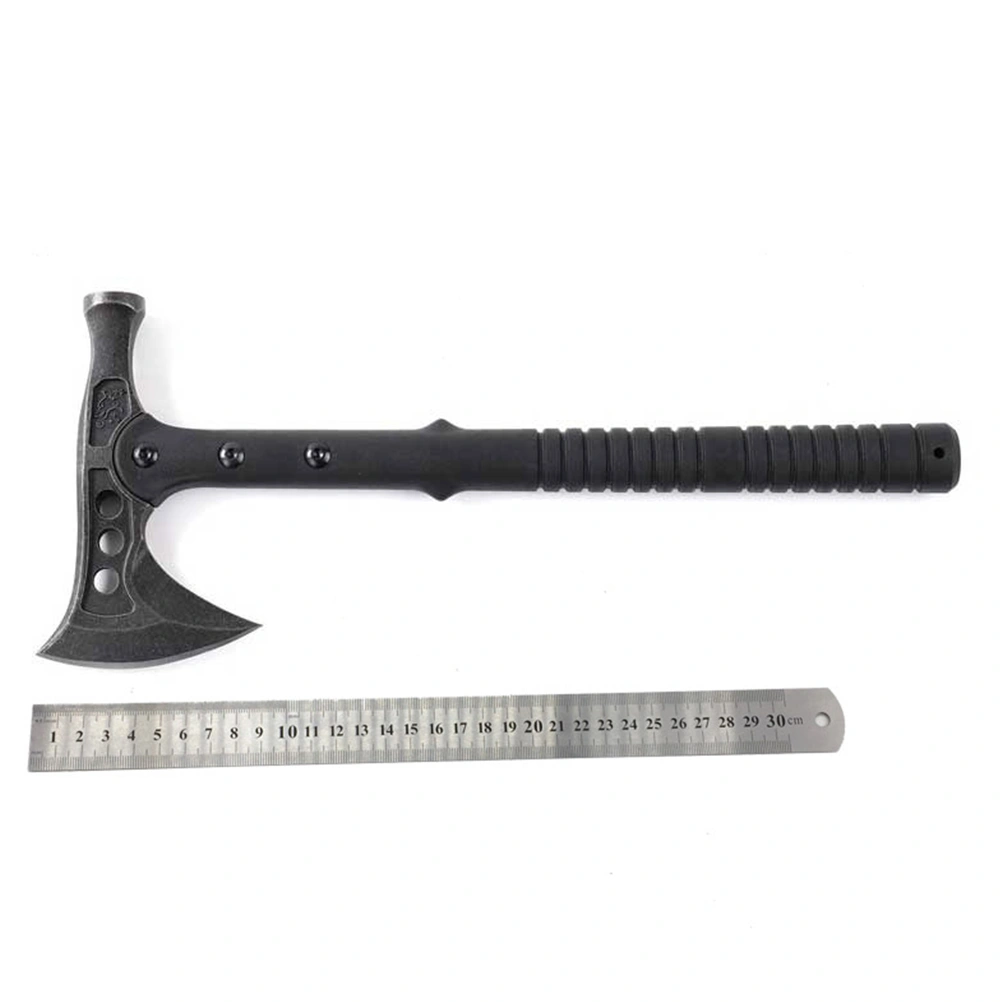 Steel Jungle Survival Axe Outdoor Activities Camping Firefighting Hatchet Emergency Tool (Hammer Axe)