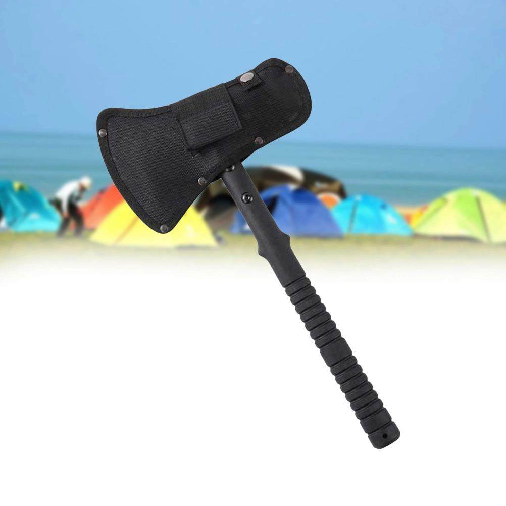 Steel Jungle Survival Axe Outdoor Activities Camping Firefighting Hatchet Emergency Tool (Hammer Axe)