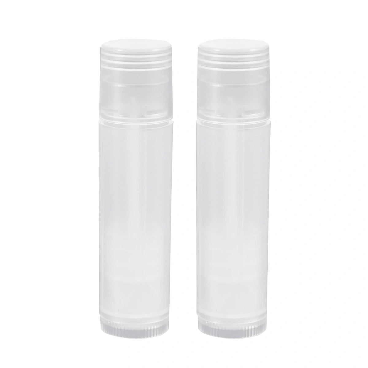 50pcs Lip Balm Tube Cosmetic DIY Empty Chapstick Container with Caps Lipstick Storage Tube