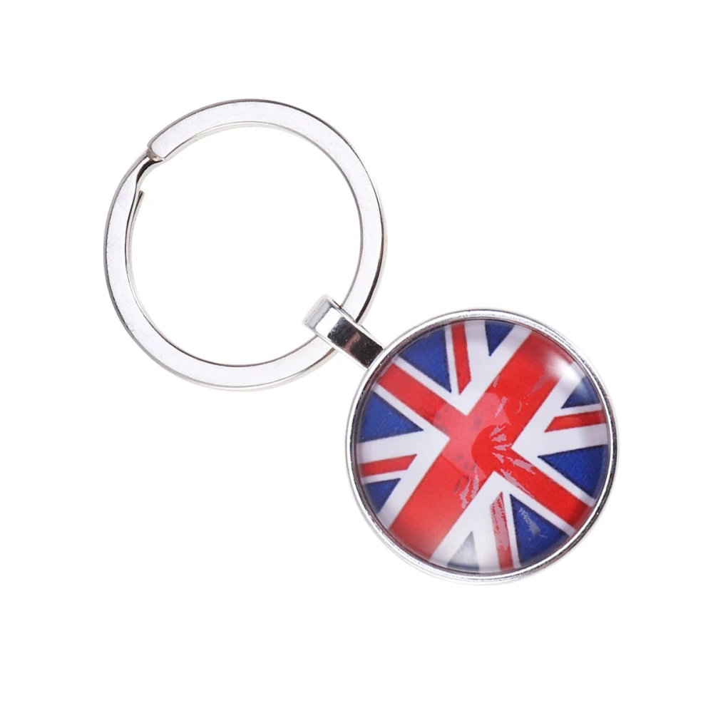 UK Flag Keychain Creative Britain Flag Keychain Key Ring Souvenir Patriotic Gift