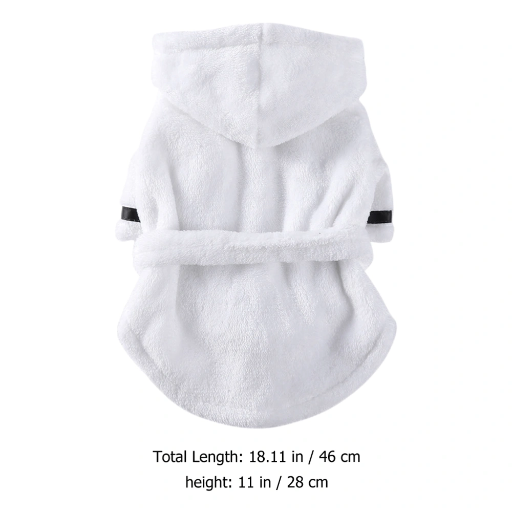 Pet Bathrobe Comfortable Dog Bath Towel Supple Dog Bath Clothes Dog Robe Pet Clothes