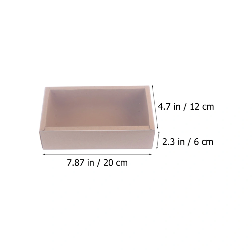 6pcs Portable Gift Boxes Simple Jewelry Display Boxes Drawer Design Tea Boxes