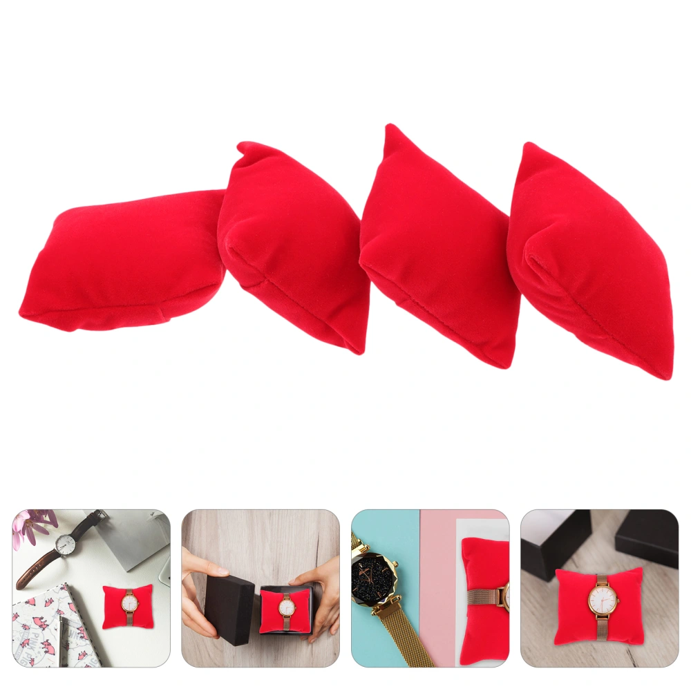 4pcs Watch Display Pillows Bracelet Display Pillows Small Display Pillows