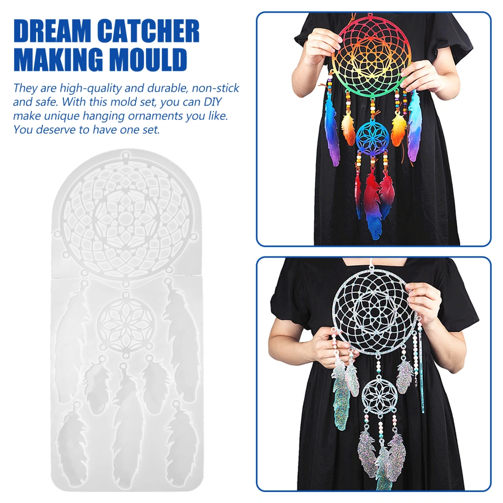 1Pc Dream Catcher Mold Wind Chimes Molds Wall Hanging Pendant Mould Gift