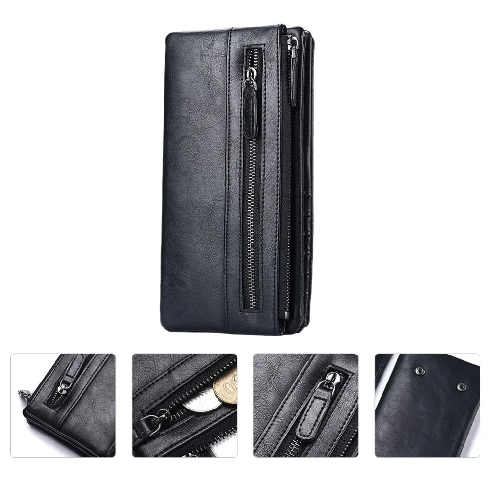 1Pc Multi-functional Male Wallet Credit Holder Portable Purse Wallet Holder