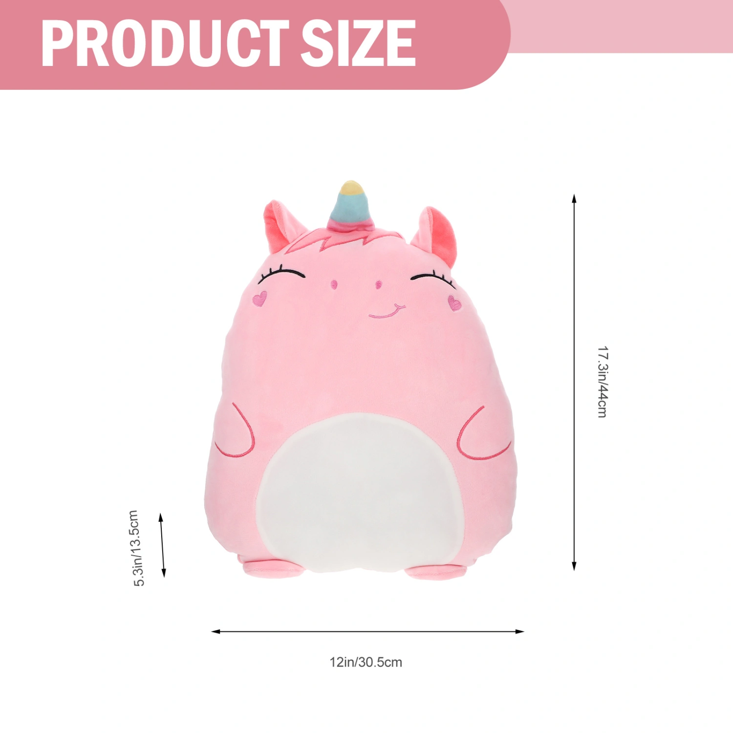 Plush Throw Pillow Cartoon Plush Pillow Adorable Unicorn Pillow Cartoon Plush Plaything