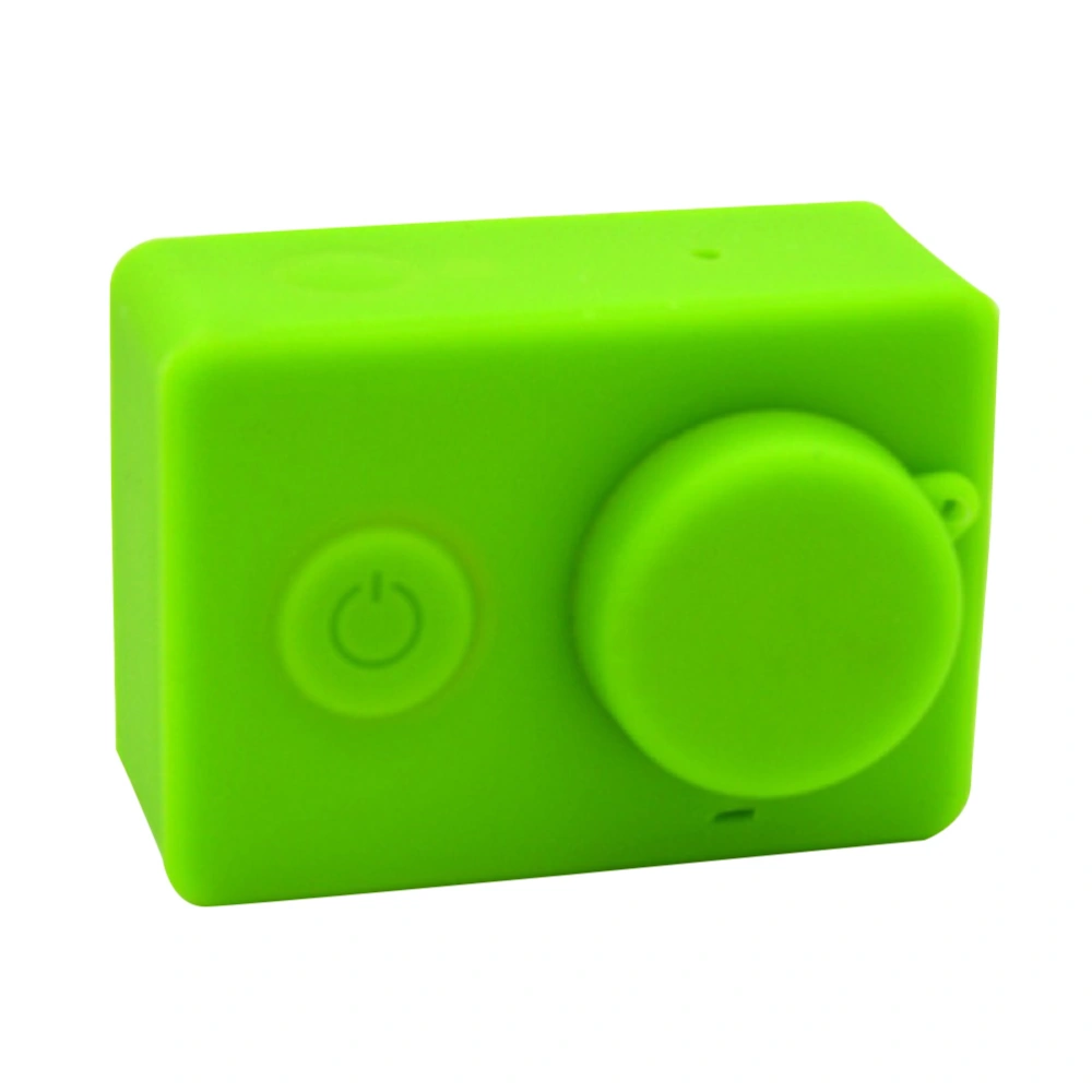 Silicone Protective Housing Case Lens Cover for Xiaomi YI Action Camera (Green)