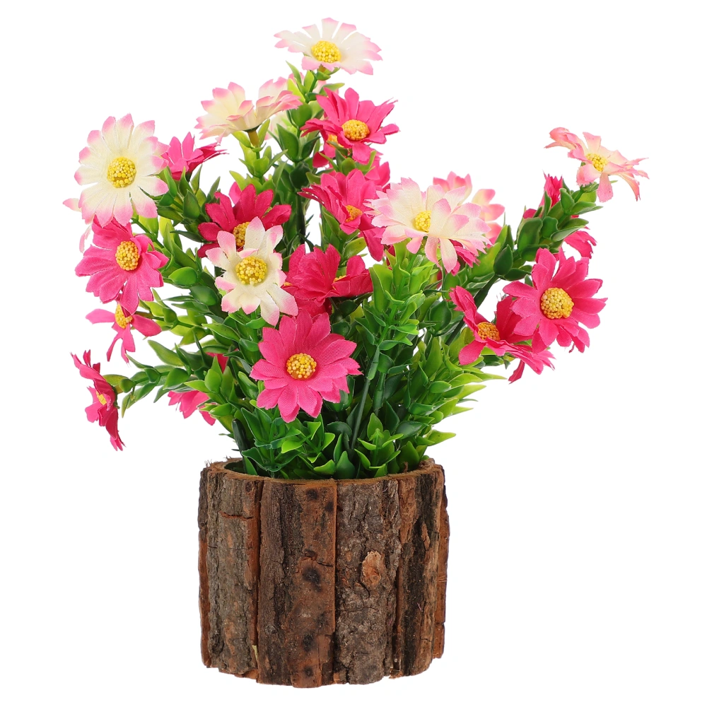 1pc Home Flower Decoration Simulation Flower Potted Ornament Home Garden Decor