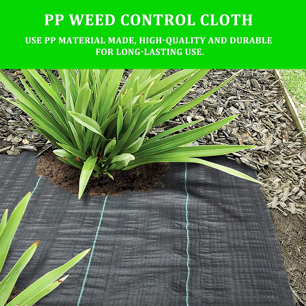 12 Sheets Gardening Weed Control Cloth Agricultural Weeding Cloth Ground Tool