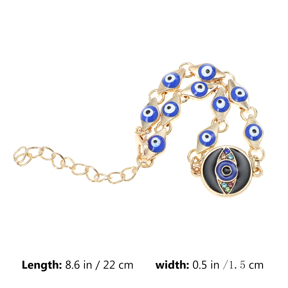 Bohemian Style Bracelet Fashion Wrist Chain Evil Eye Wristband Hand Ornament (Random Style)