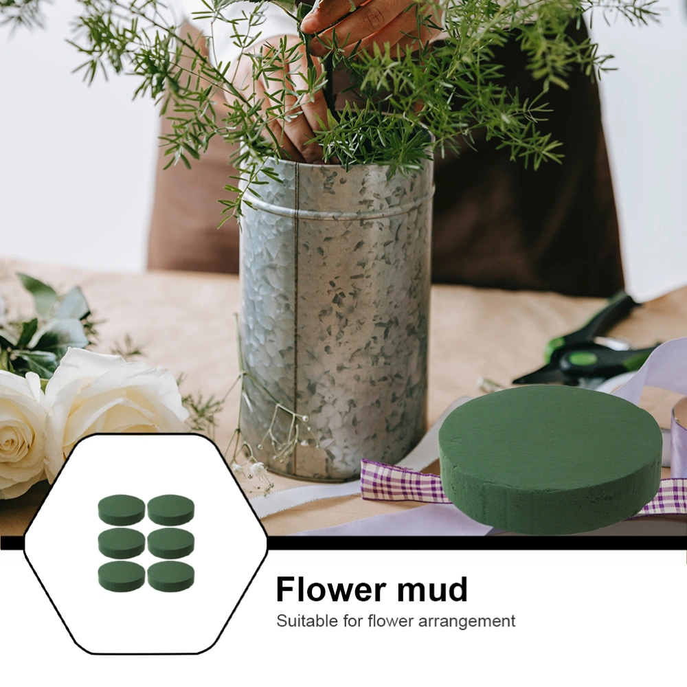 6pcs Flower Arrangement Mud Strong Water Absorption Flower Mud Flower Bases