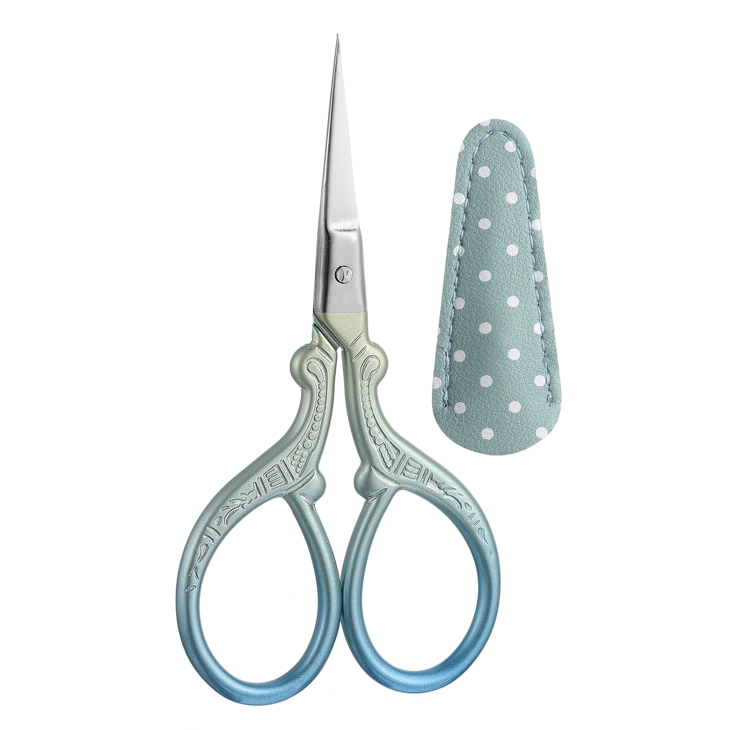 1 Set Embroidery Scissor Metal Detail Shear Sewing Thread Cutter Sewing Tool