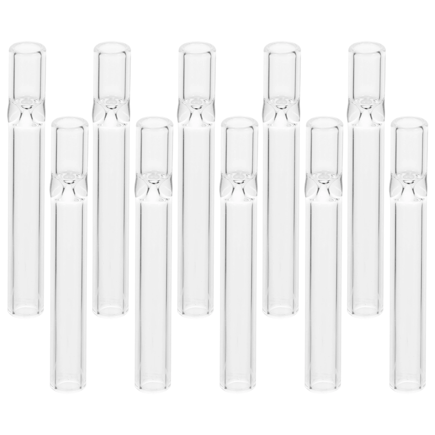 10pcs Multi-purpose Glass Stem Pipe Adapter Scientific Glass Tube Adapter