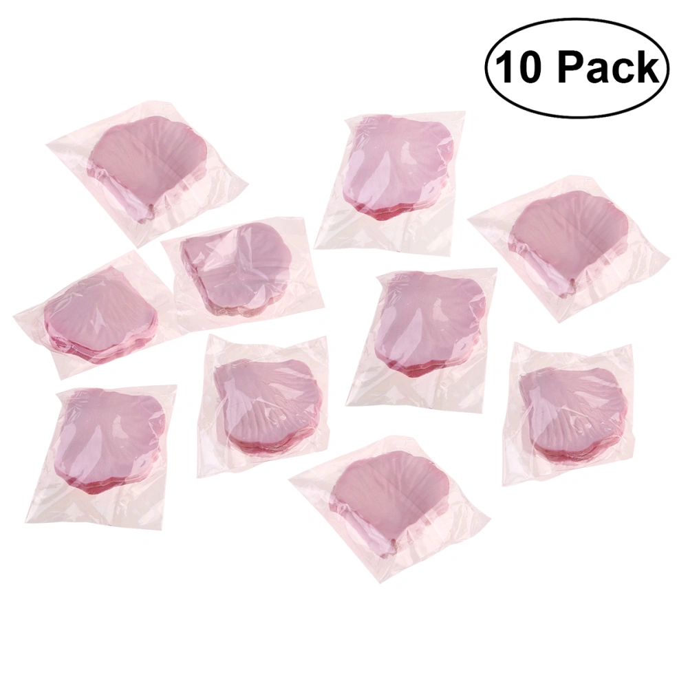 70g Fake Rose Petals Artificial Wedding Flower Decoration (Light Pink)