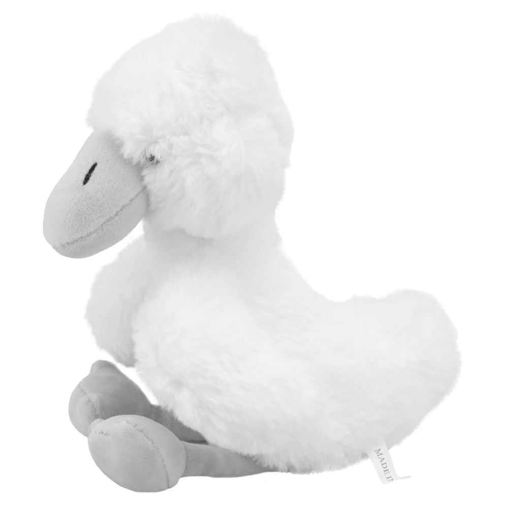 1Pc Decorative Bird Doll Adorable Plush Animal Doll Festival Present (White)