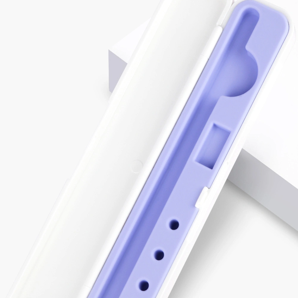 1Pc Capacitive Stylus Pens Storage Box Compatible for Touch Pen 1st/ 2nd Gen (Violet)