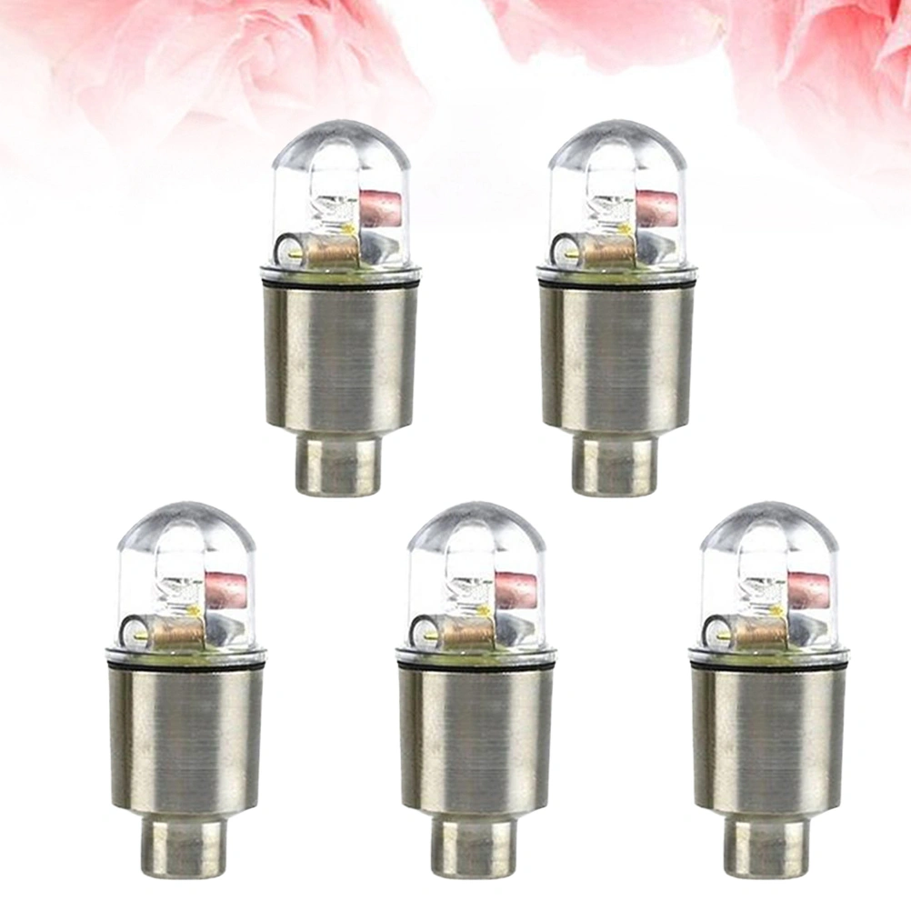 10pcs Practical Bike Colorful LED Wheel Lights Bike Wheel Tyre Luminous Cycling Car Caps
