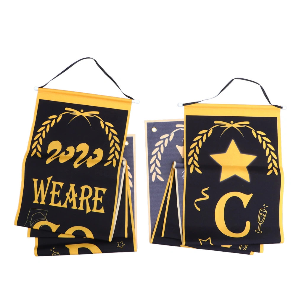 1 Pair 2020 Graduation Party Photo Holder Door Banner Party Supplies for Party Home Banquet