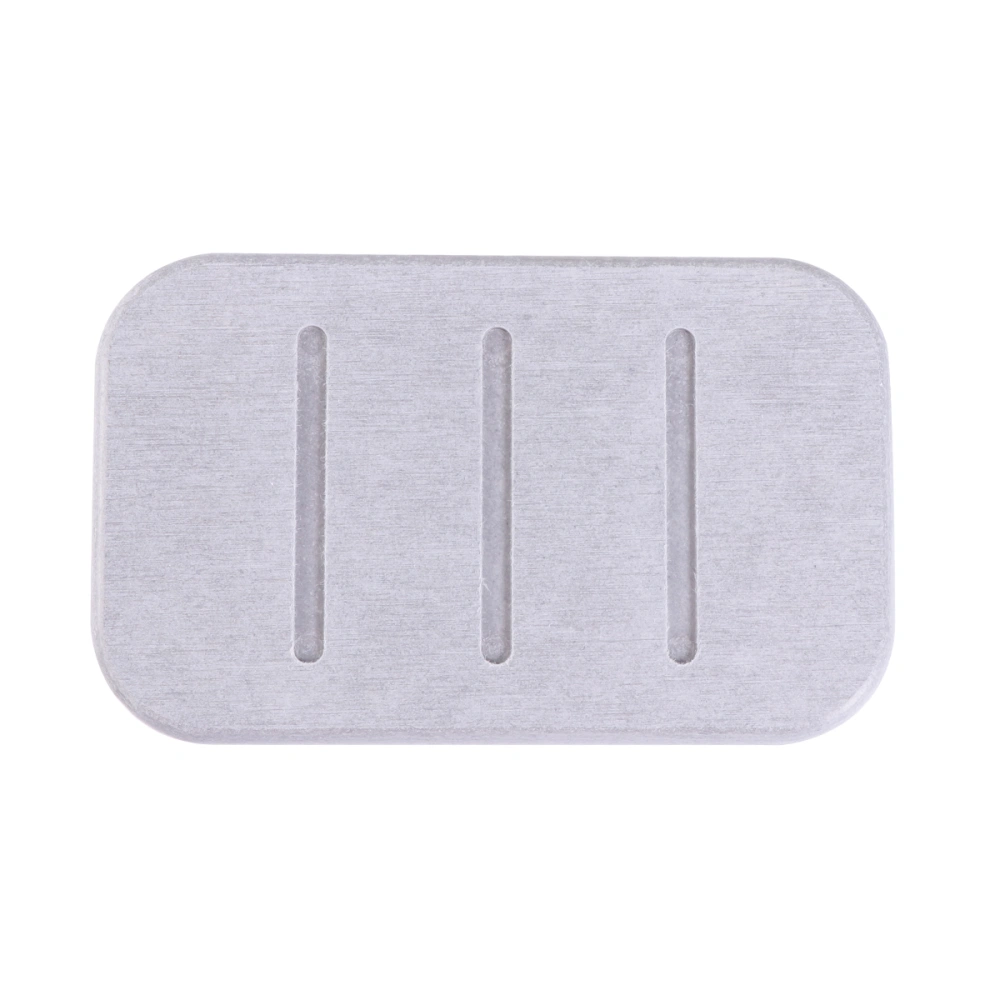 Non-slip Diatomite Soap Dish Anti-Bacterial Soap Bar Holder Water Absorption Quick Dry Soap Saver for Bathroom Kitchen (Grey)