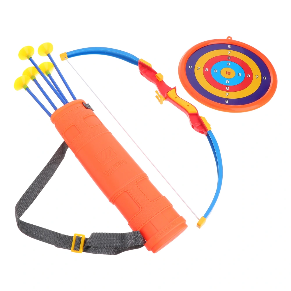 1 Set Children Bow Arrow Toys Sucker Head Arrow Archer Toy Outdoor Toys