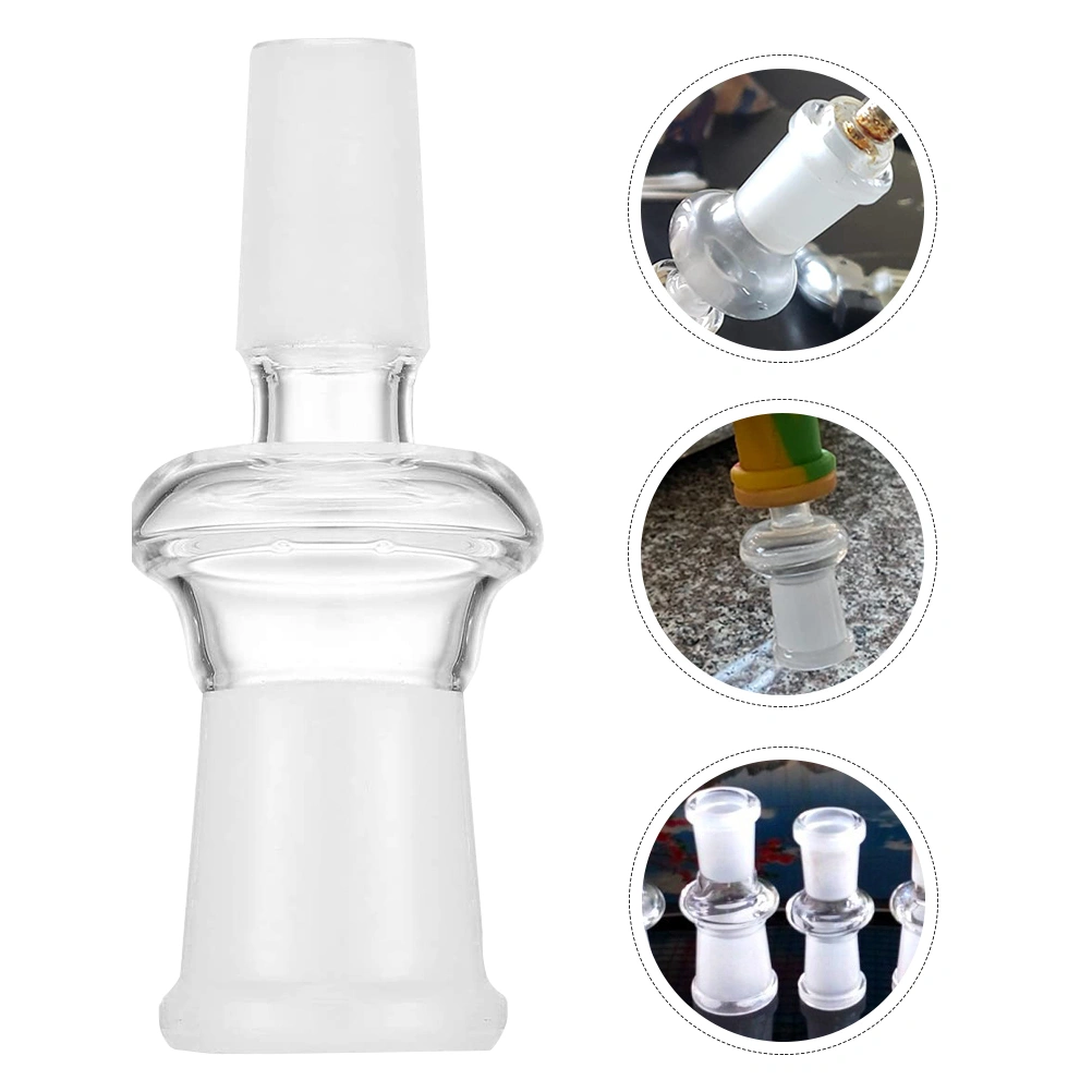 1pc Glass Tube Adapter Essential Adapter Clear Scientific Streamlined Connector
