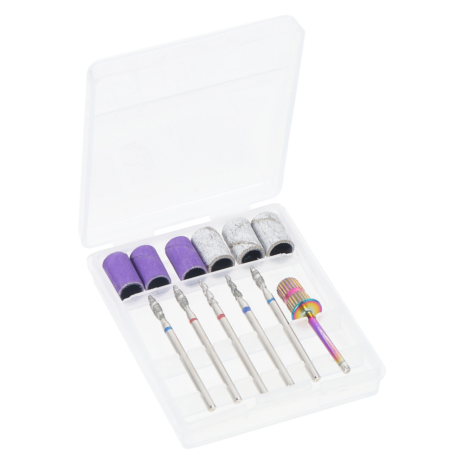 1 Set Nail Polishing Drill Bit Assortment Nail File Fake Nail Removal Tools