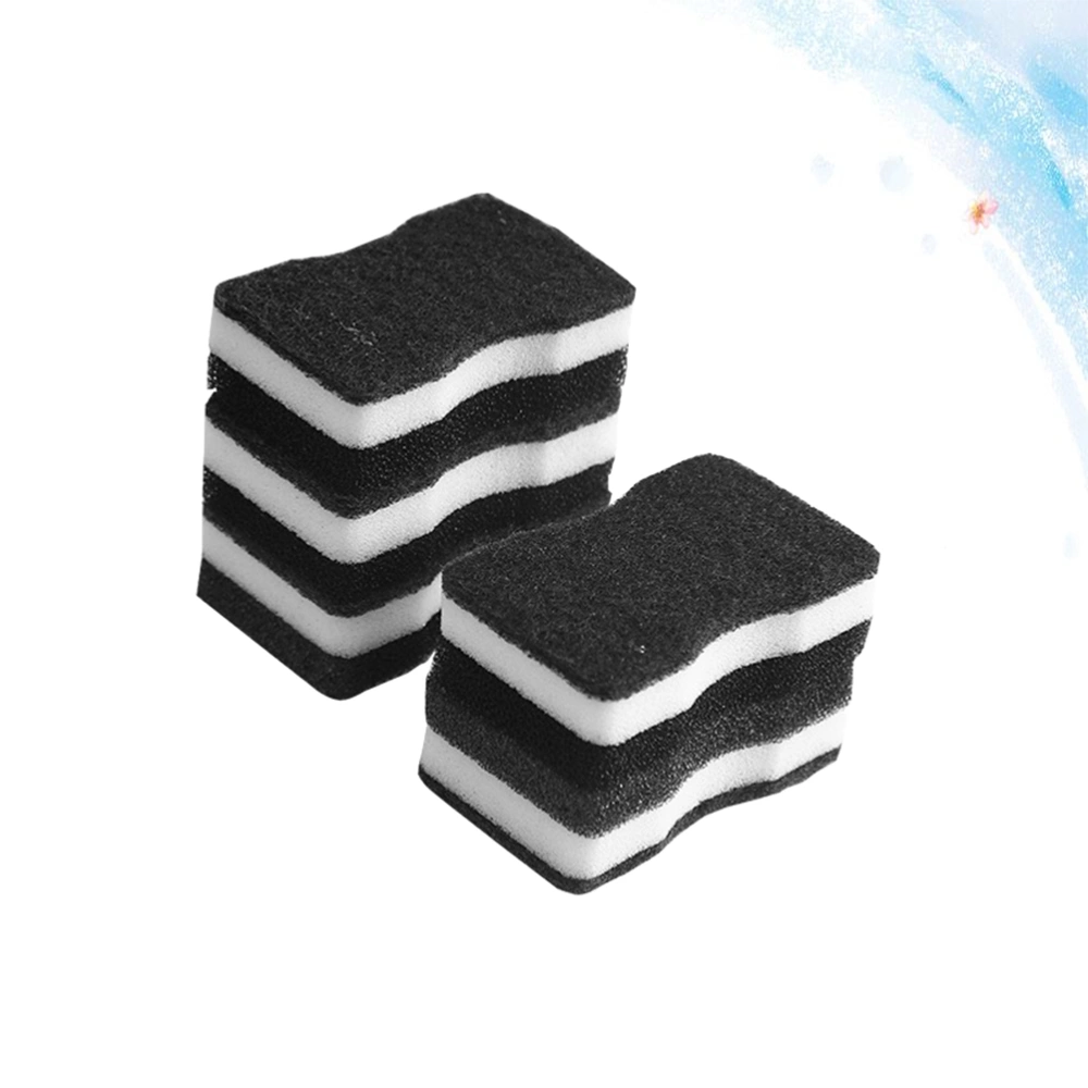 5PCS Double Side Dishwashing Sponge Kitchen Scouring Pad Sponge Scrubber Cleaning Pad (Slim Waist)