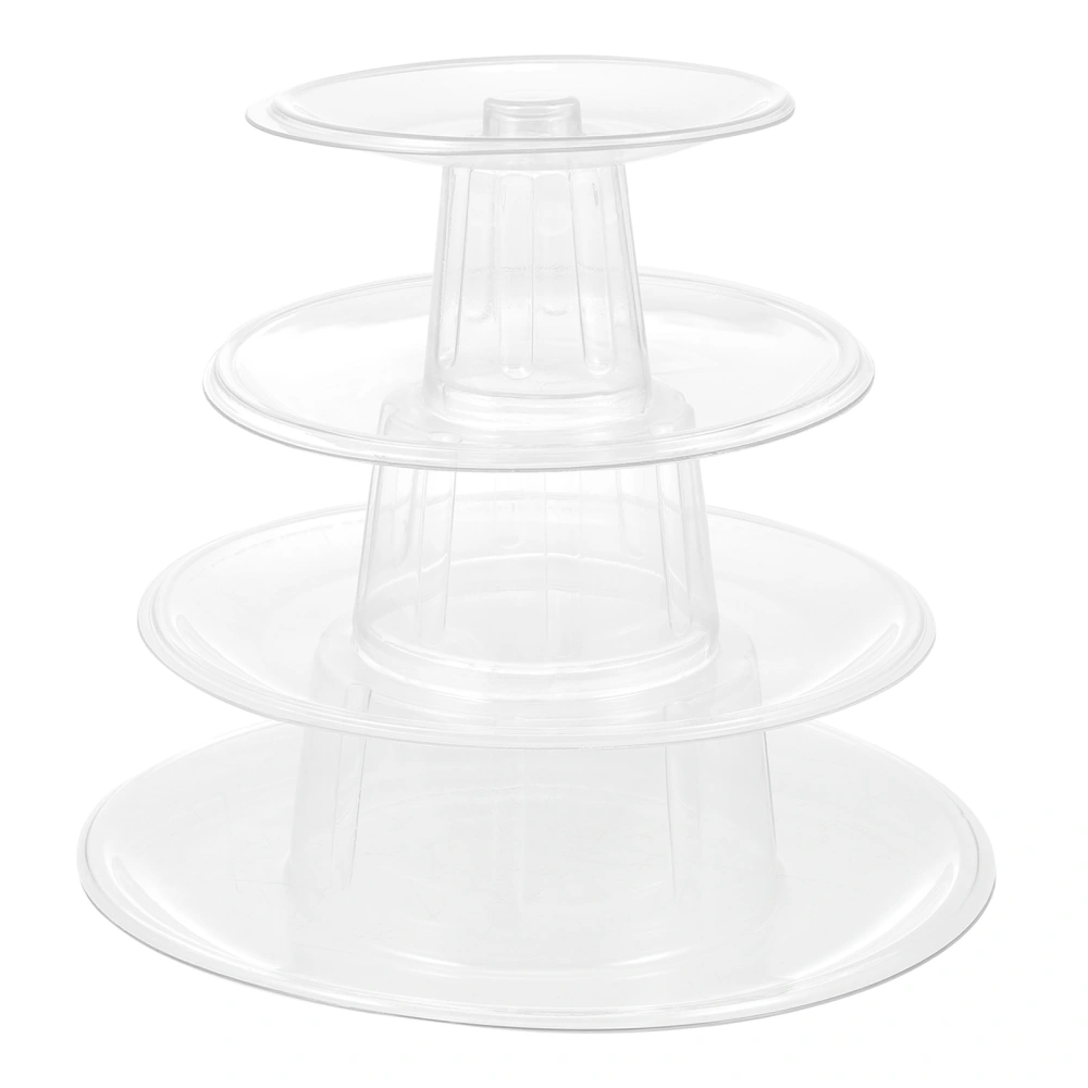 Multi-layer Macaron Display Rack Transparent Cupcake Stand Party Dessert Rack Cake Stand