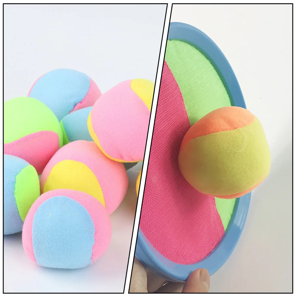 10Pcs Suction Balls Children Sticking Toys Children Dart Accessories (Random Color)