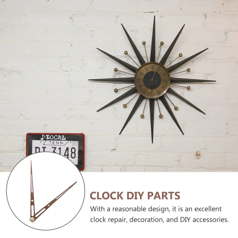 1 Set Wall Clock Pointer Wooden DIY Clock Pointer Replacement Clock Accessories