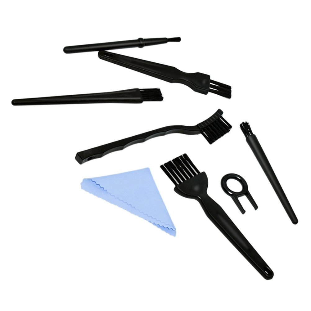 1 Set/8PCS Keyboard Cleaning Brush Kit Anti-static Cleaning Brush Keycap Puller