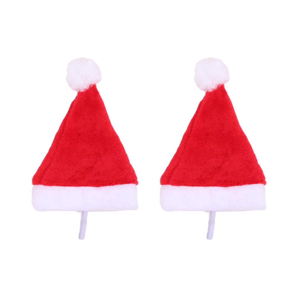 6Pcs Christmas Pet Hat Adorable Pet Decorative Hat High-End Flannelette Party Supplies for Pet Dog