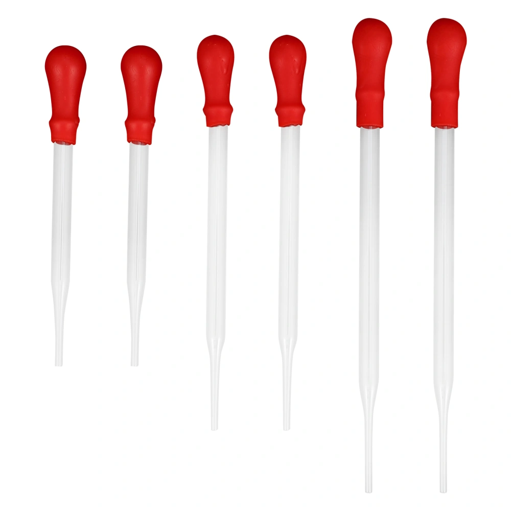 30pcs Durable Glass Droppers Practical Liquid Droppers Glass Transfer Pipettes