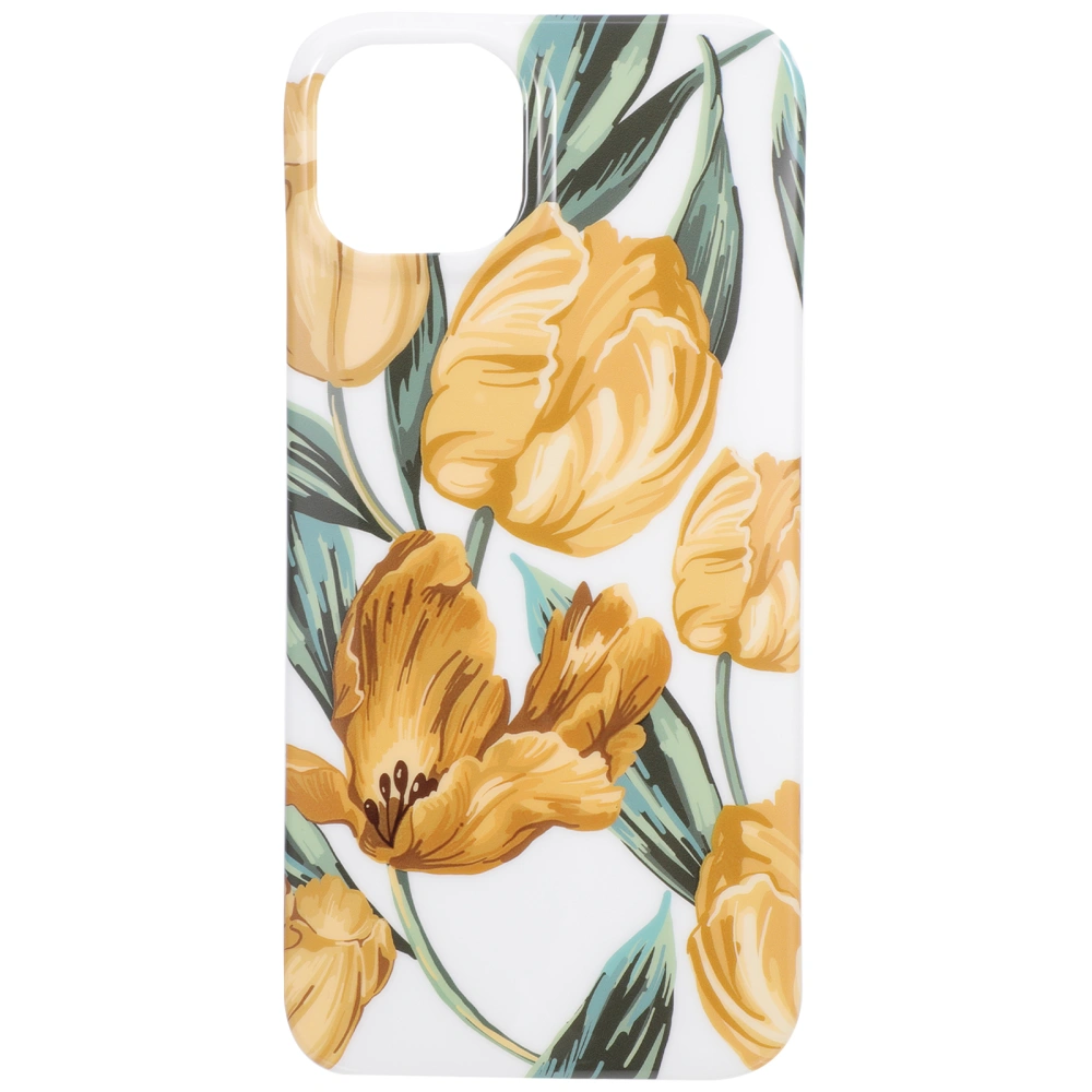 Retro Flower Tulip Printing Phone Shell Phone Protector Compatible for iphone13