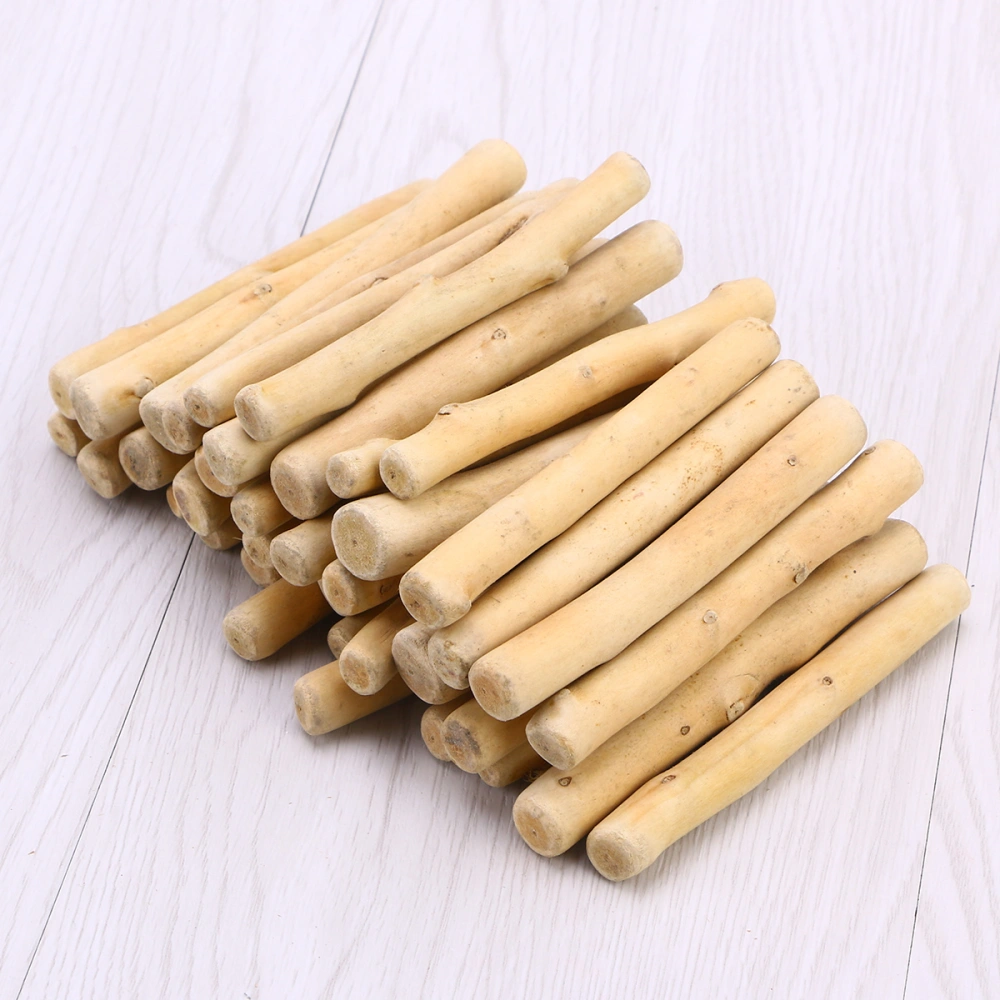 250g/ Pack 10cm Wood Natural Driftwood Antiseptic Wood Rod Bar Wood Plant Decoration Ornament