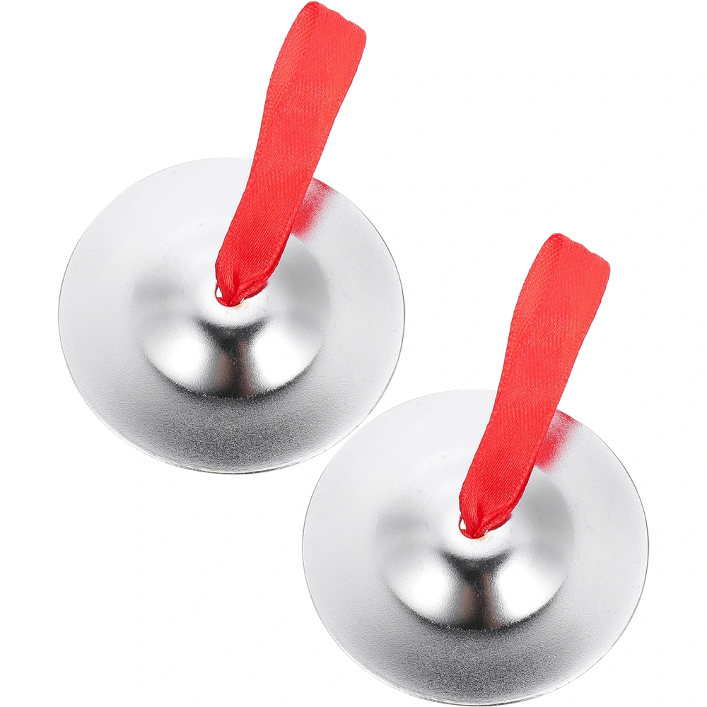 1 Pair Finger Cymbals Creative Kids Cymbals Mini Musical Instrument for Kids