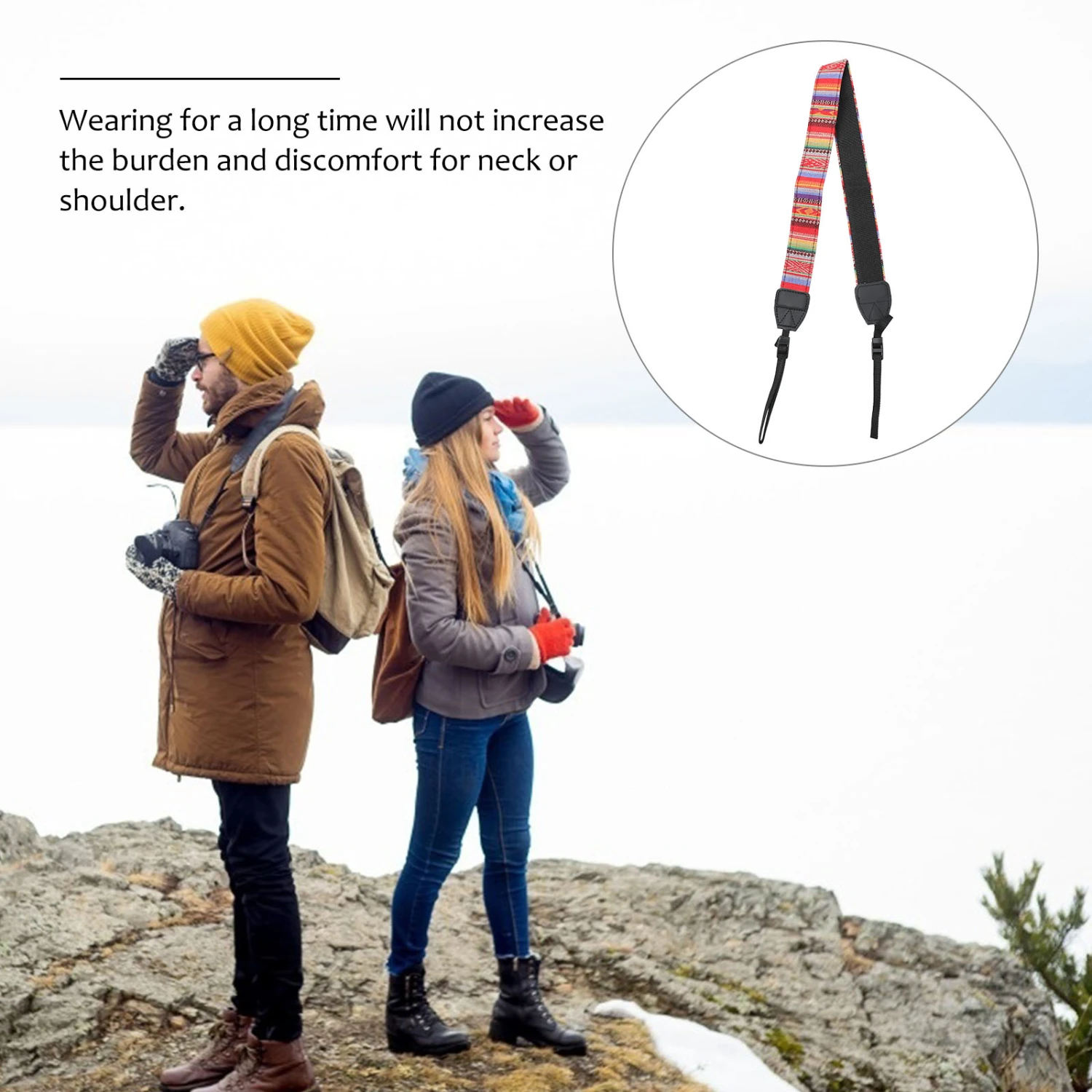 2pcs Universal Camera Lanyard Camera Shoulder Belt Camera Shoulder Sling Strap