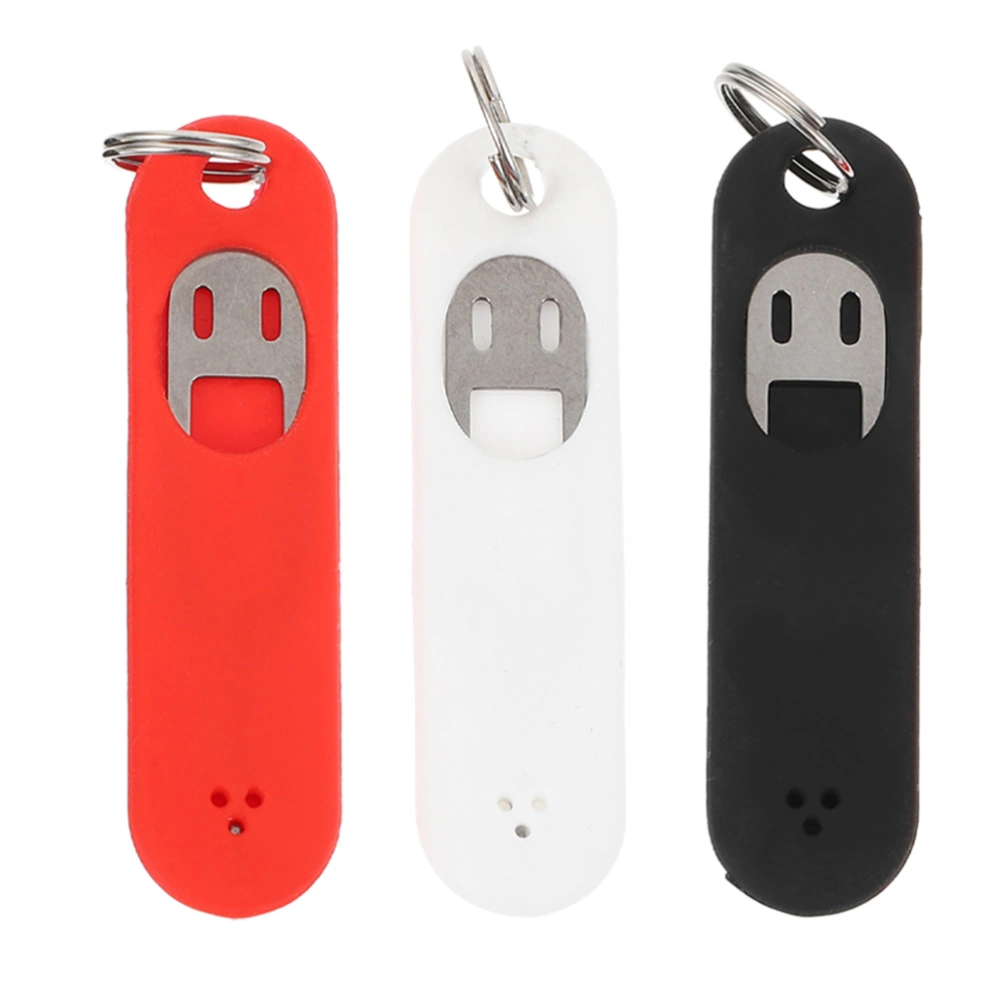 3pcs Useful SIM Card Phone Chip Remover Chip Removal Tool with Keychain