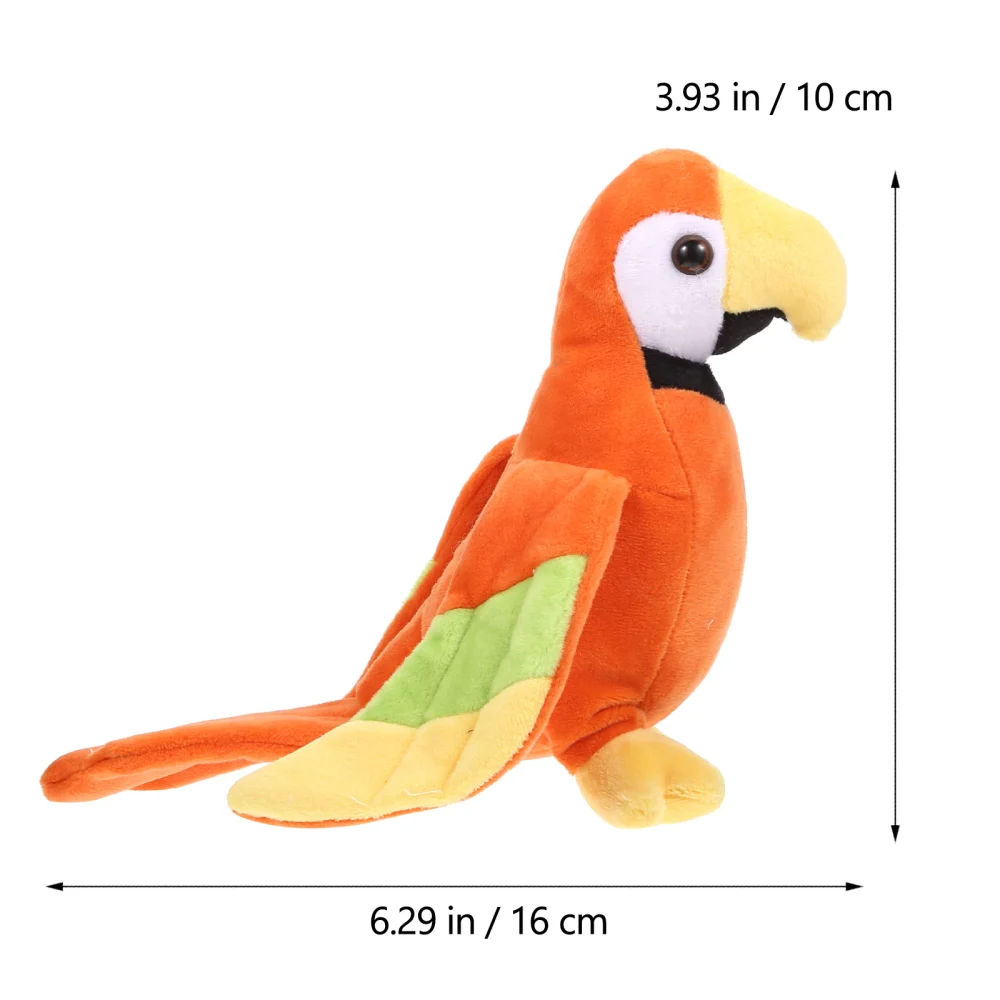 Simulation Parrot Plaything Plush Toy Funny Parrot Doll Toy for Children