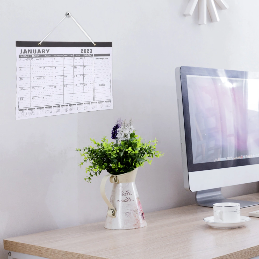 Household Monthly Calendar Multi-function Desk Calendar Convenient Hanging Calendar