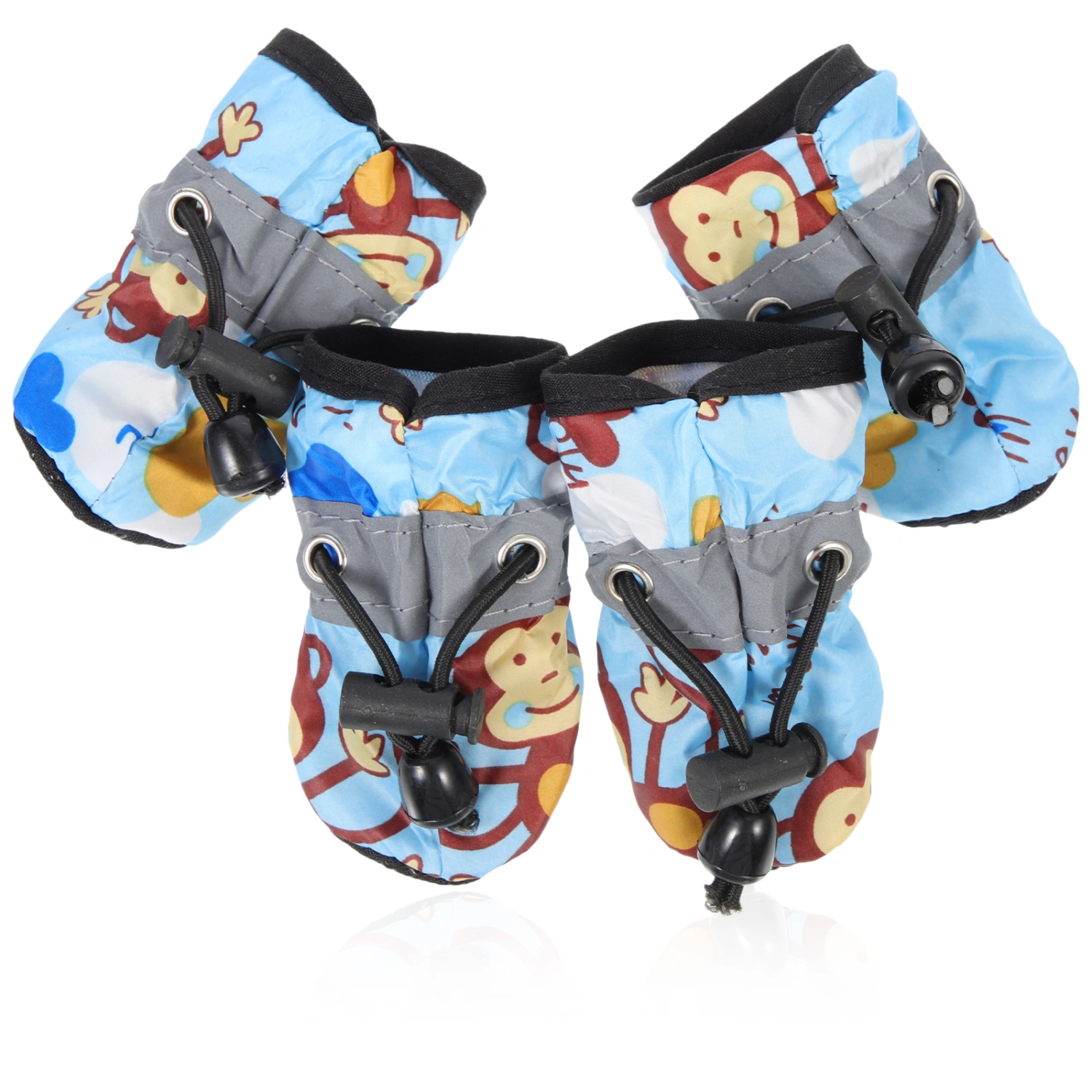 1 Set of Anti-Slip Dog Shoes Protective Puppy Shoes Convenient Pet Shoes Supple Dog Boots